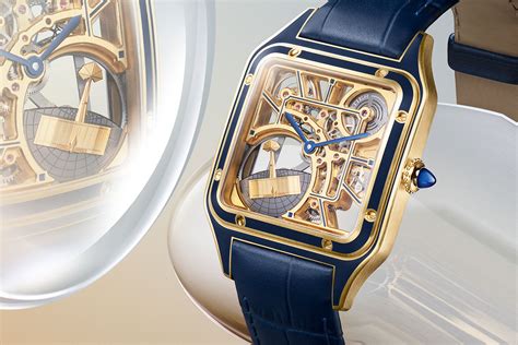 cartier dumont skeleton|Cartier santos skeleton retail price.